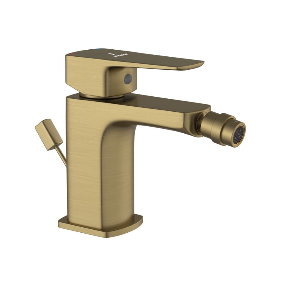 Single Lever Bidet Mixer with Popup Waste