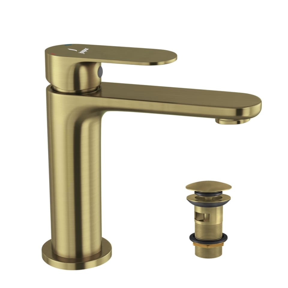 Single Lever Basin Mixer with click clack waste