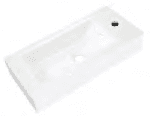 JDS Wall Hung Basin Right Tap Hole