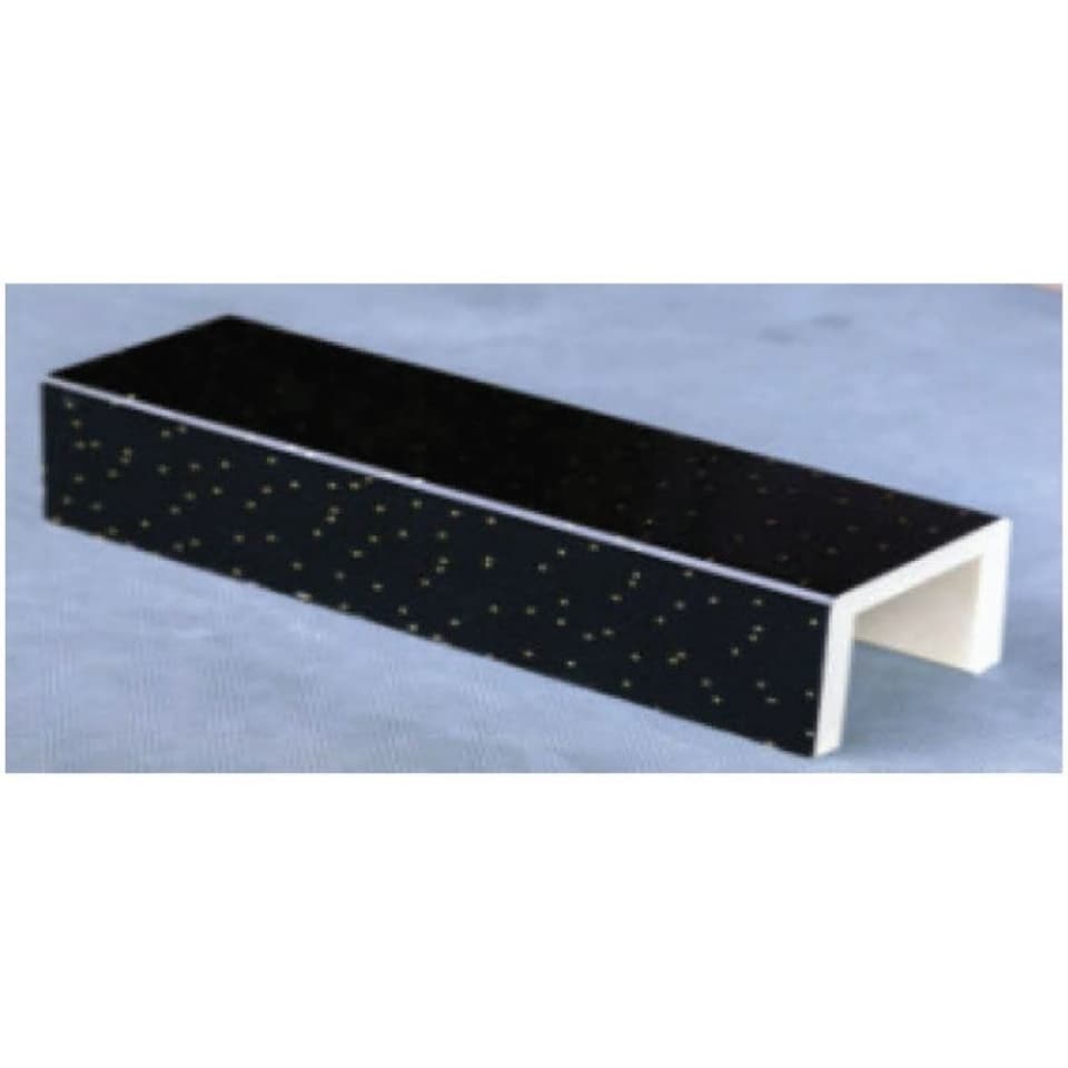 Black Artificial Marble Ledge 1500 x 1200