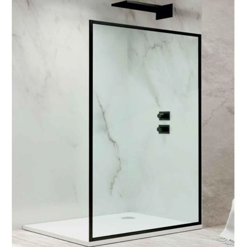 Фото Jaquar Alpha 2000x900mm Glass Black Bathroom Enclosure, JSE-BLM-ALP110F900H20X