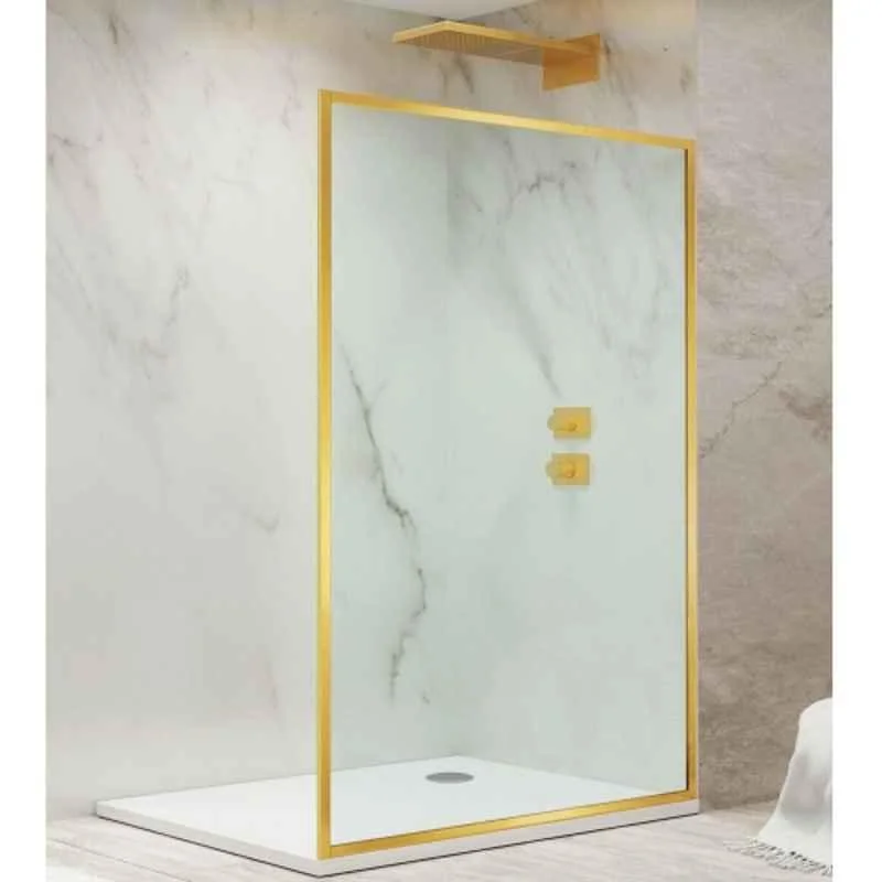 Фото Jaquar Alpha 2000x1000mm Glass Gold Bathroom Enclosure, JSE-GLD-ALP110F1000H20X
