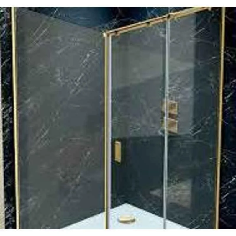 Фото Jaquar Fusion 2000x1200x800mm Glass Gold Bathroom Shower Enclosure, JSE-GLD-FUSP1280RX