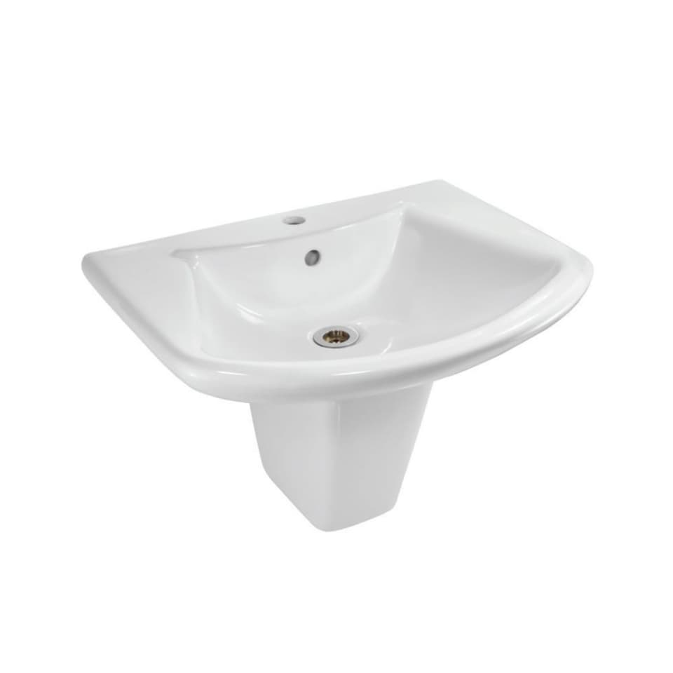 Фото Настенный подвесной раковина с Half Pedestal
