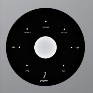 Control Panel Round Black