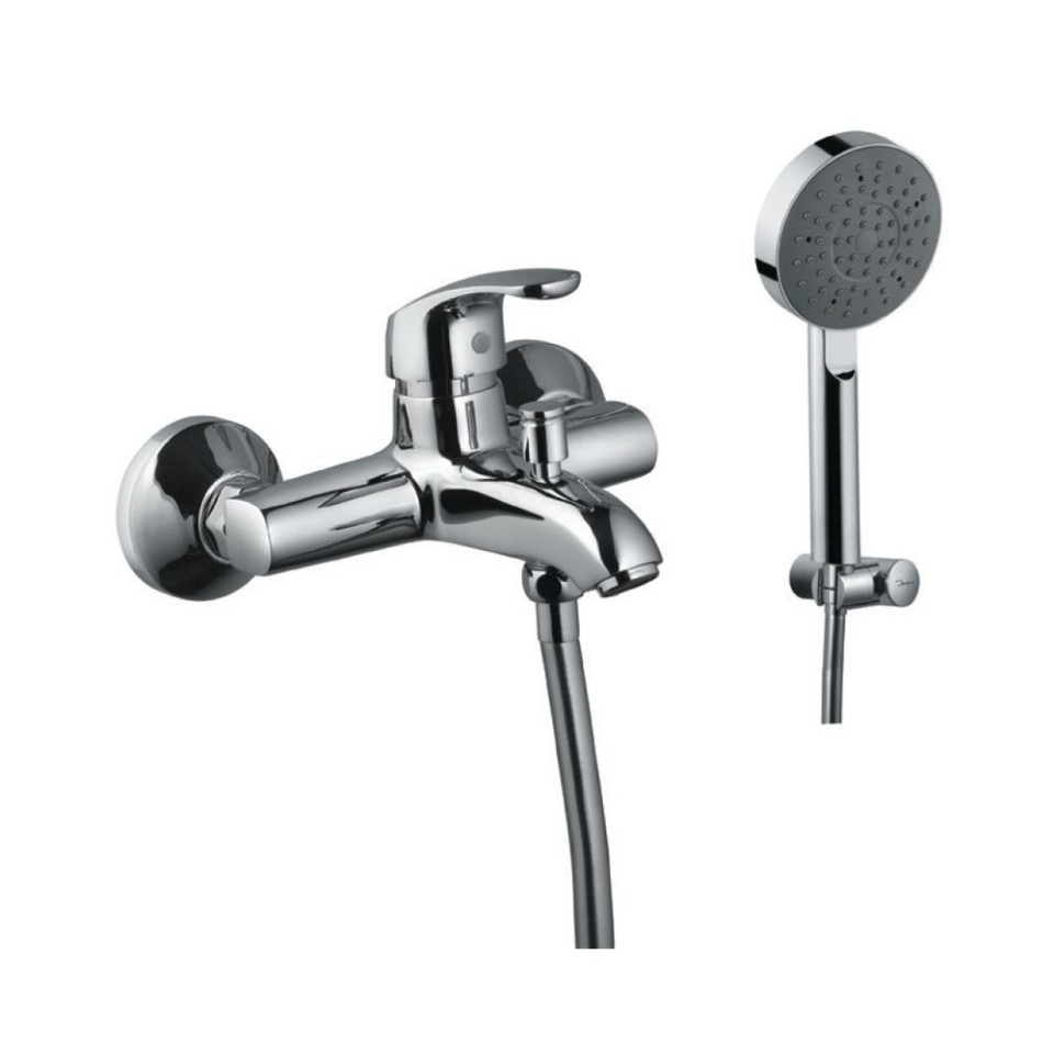 Single Lever Bath & Shower Mixer with Shower Kit