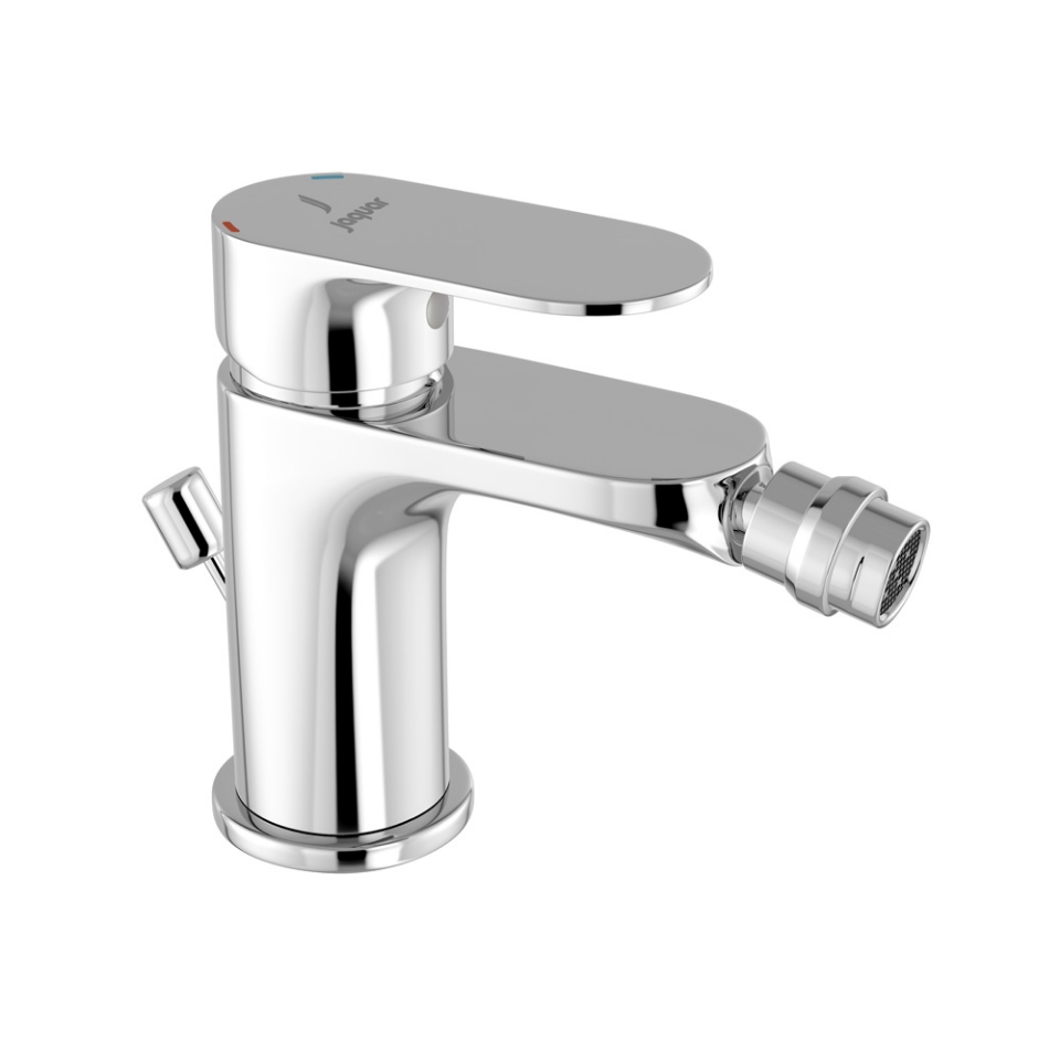 Single Lever Bidet Mixer with Popup Waste