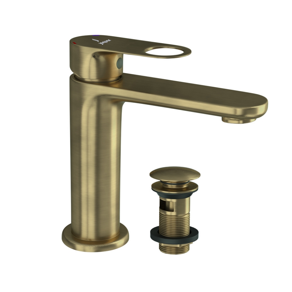 Single Lever Basin Mixer with click clack waste