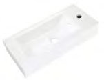 JDS Wall Hung Basin Right Tap Hole