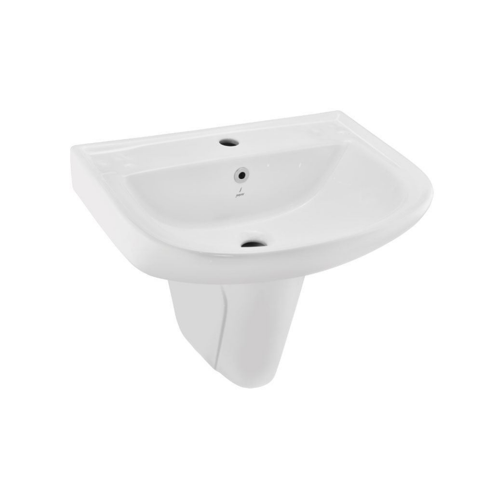 Wall Hung Basin with Half Pedestal