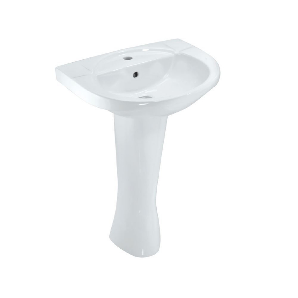 Wall Hung Basin with Full Pedestal