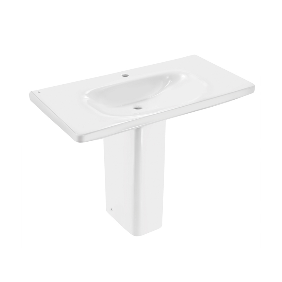 Wall Hung Basin With Full Pedestal