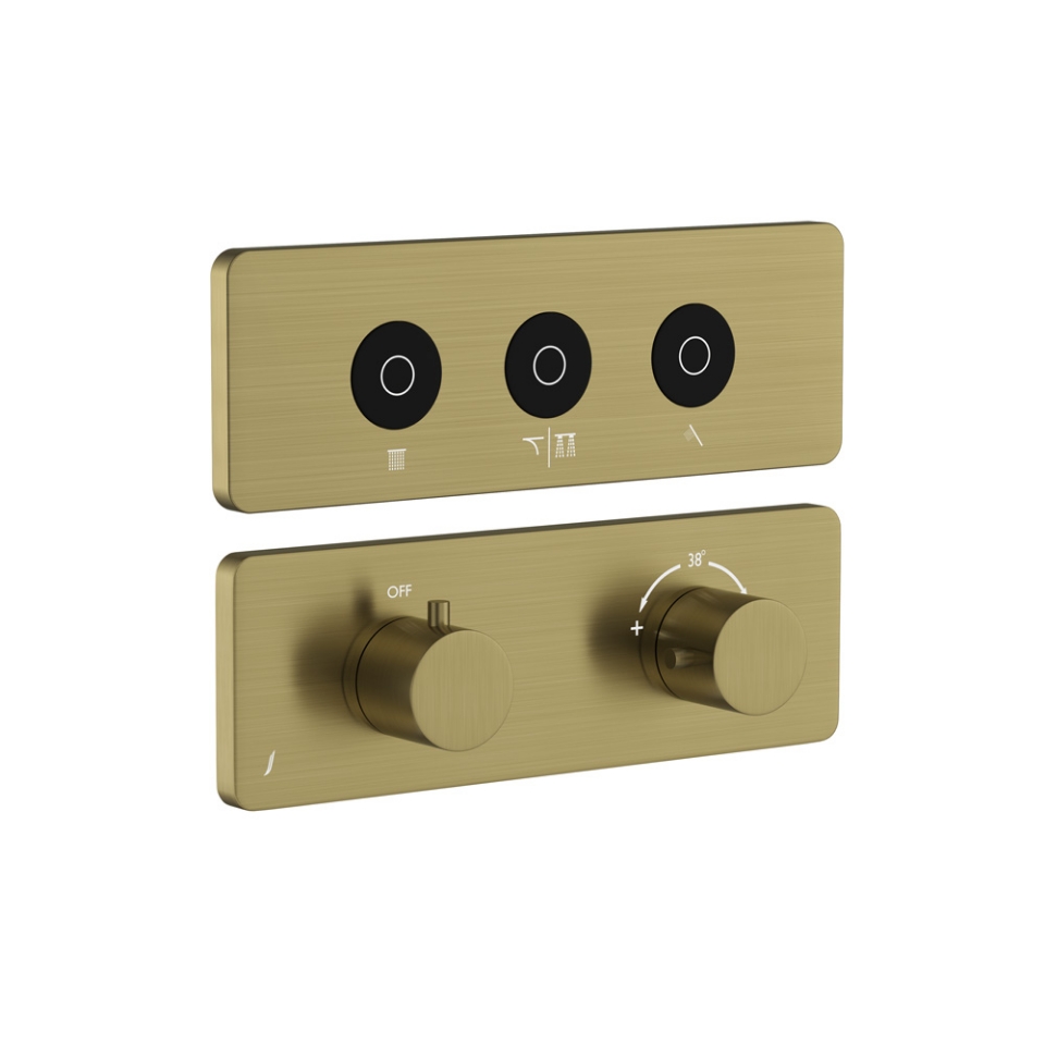 Exposed Part Kit of CLOUD Touch Shower System with 3 outlets