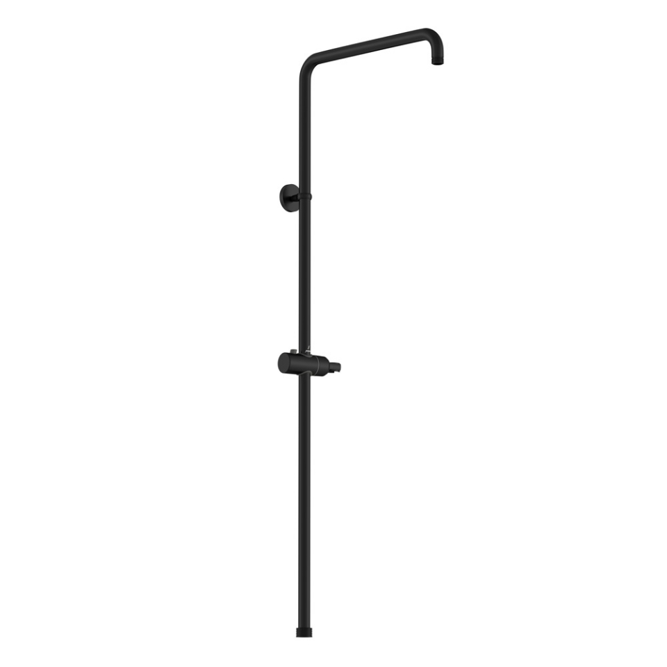 Exposed Shower Pipe with Hand Shower Holder, L-Type