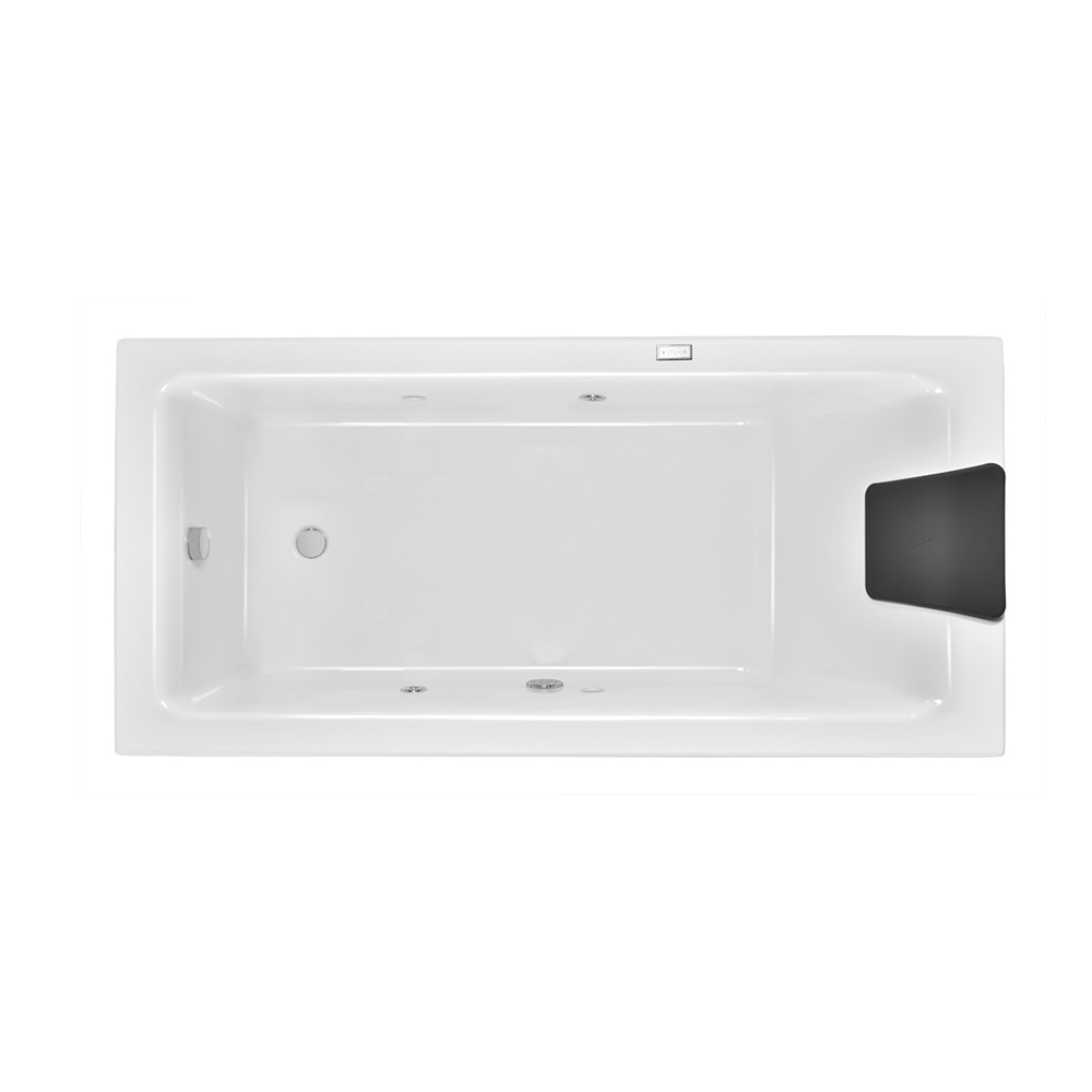Quadro Side Panel Textured Beige Suitable For Built-In Bathtub And Whirlpool